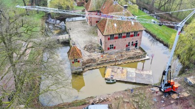 Achterumkieken: spoedrestauratie keermuur Huis te Breckelenkamp