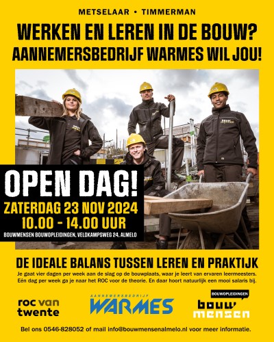 23 november open dag Bouwmensen