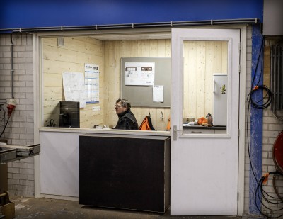 Onmiskenbaar het kantoor van een timmerman