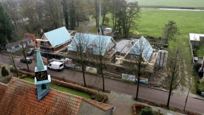 Hoogste punt Johanninksweg bereikt: tijdswinst middels dakelementen