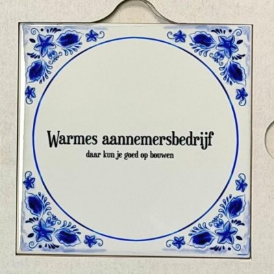 Bedankt voor de tegel!